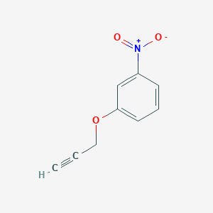 molecular formula C9H7NO3 B3064581 1-Nitro-3-(prop-2-yn-1-yloxy)benzene CAS No. 13350-11-3