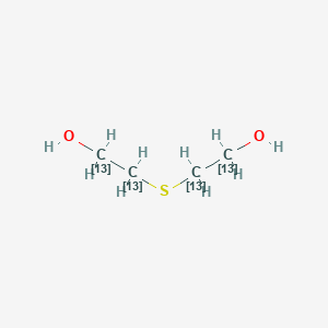 molecular formula C4H10O2S B3064624 2-(2-Hydroxy(1,2-13C2)ethylsulfanyl)(1,2-13C2)ethanol CAS No. 138847-50-4