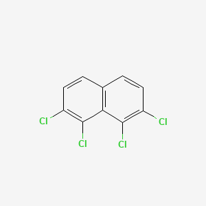 B3064649 1,2,7,8-Tetrachloronaphthalene CAS No. 149864-82-4