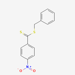 molecular formula C14H11NO2S2 B3064665 4-硝基苯甲酸苄酯 CAS No. 154424-50-7