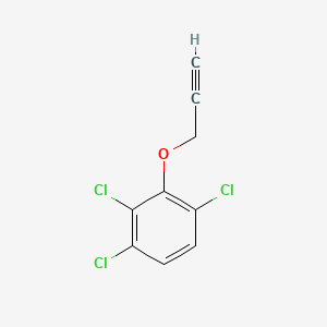 molecular formula C9H5Cl3O B3064680 1,2,4-Trichloro-3-prop-2-ynoxybenzene CAS No. 15945-64-9