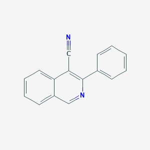 molecular formula C16H10N2 B3064701 3-苯基异喹啉-4-腈 CAS No. 170306-35-1