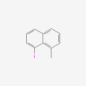molecular formula C11H9I B3064773 1-Iodo-8-methylnaphthalene CAS No. 199111-38-1