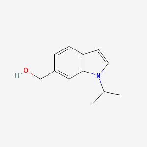 molecular formula C12H15NO B3064790 (1-Isopropyl-1H-indol-6-yl)methanol CAS No. 202745-77-5