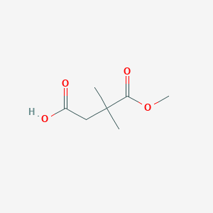 B030648 4-Methoxy-3,3-dimethyl-4-oxobutanoic acid CAS No. 32980-26-0
