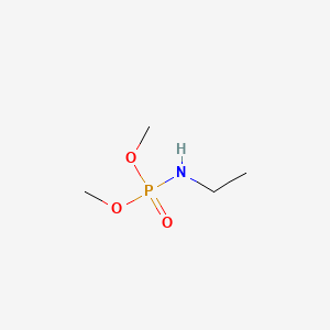 molecular formula C4H12NO3P B3064818 N-dimethoxyphosphorylethanamine CAS No. 20464-99-7