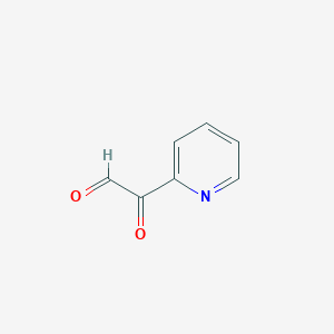 B3064850 2-Pyridineacetaldehyde, alpha-oxo- CAS No. 22109-63-3