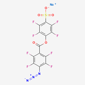 molecular formula C13F8N3NaO5S B3064851 4-Azido-2,3,5,6-tetrafluorobenzoic acid STP ester sodium salt CAS No. 221908-14-1