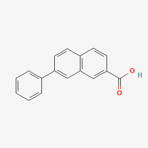 molecular formula C17H12O2 B3064861 7-Phenylnaphthalene-2-carboxylic acid CAS No. 229006-56-8