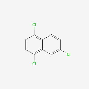 molecular formula C10H5Cl3 B3064886 1,4,6-三氯萘 CAS No. 2437-54-9