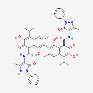 molecular formula C52H52N6O8 B3064926 Ragosine CAS No. 256493-47-7