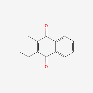 molecular formula C13H12O2 B3064928 1,4-Naphthalenedione, 2-ethyl-3-methyl- CAS No. 2589-56-2