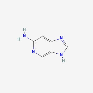 molecular formula C6H6N4 B3064931 3H-imidazo[4,5-c]pyridin-6-amine CAS No. 2603-29-4