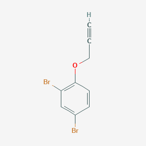 molecular formula C9H6Br2O B3064949 2,4-Dibromo-1-[(prop-2-yn-1-yl)oxy]benzene CAS No. 26627-16-7