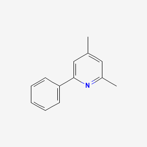 molecular formula C13H13N B3064963 2,4-Dimethyl-6-phenylpyridine CAS No. 27068-65-1