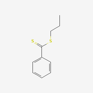 molecular formula C10H12S2 B3064976 Benzenecarbodithioic acid, propyl ester CAS No. 27249-63-4