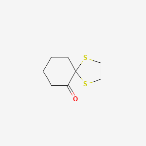 molecular formula C8H12OS2 B3064991 1,4-Dithiaspiro[4.5]decan-6-one CAS No. 27694-08-2