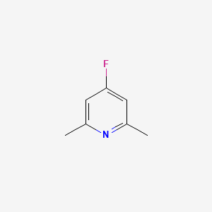 molecular formula C7H8FN B3065018 4-Fluoro-2,6-dimethylpyridine CAS No. 28489-31-8