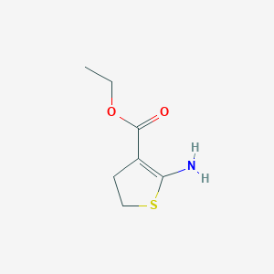 molecular formula C7H11NO2S B3065061 2-氨基-4,5-二氢噻吩-3-羧酸乙酯 CAS No. 29108-14-3
