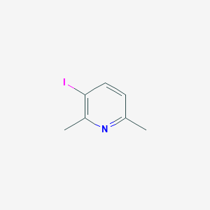 molecular formula C7H8IN B3065095 3-碘-2,6-二甲基吡啶 CAS No. 29976-16-7