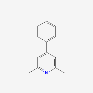 molecular formula C13H13N B3065139 2,6-Dimethyl-4-phenylpyridine CAS No. 3044-71-1