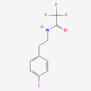 molecular formula C10H9F3INO B3065153 2,2,2-Trifluoro-N-[2-(4-iodophenyl)ethyl]acetamide CAS No. 308336-42-7