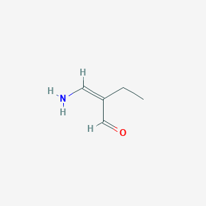 molecular formula C5H9NO B3065166 3-Amino-2-ethylacrolein CAS No. 30989-82-3