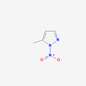 molecular formula C4H5N3O2 B3065178 5-Methyl-1-nitropyrazole CAS No. 31163-85-6