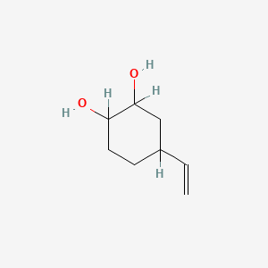 molecular formula C8H14O2 B3065190 1,2-Cyclohexanediol, 4-ethenyl- CAS No. 31646-64-7