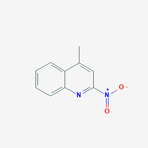 molecular formula C10H8N2O2 B3065198 4-Methyl-2-nitroquinoline CAS No. 32110-63-7