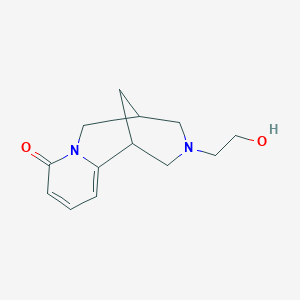 molecular formula C13H18N2O2 B3065223 12-(3-Hydroxyethyl)-cytisine CAS No. 329221-11-6