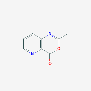 molecular formula C8H6N2O2 B3065236 2-methyl-4H-pyrido[3,2-d][1,3]oxazin-4-one CAS No. 3303-17-1