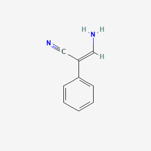 molecular formula C9H8N2 B3065242 beta-Aminoatroponitrile CAS No. 33201-99-9