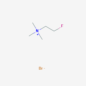 molecular formula C5H13BrFN B3065243 2-Fluoroethyltrimethylammonium bromide CAS No. 333-23-3