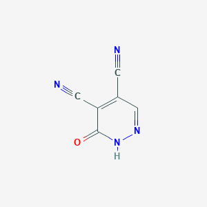 molecular formula C6H2N4O B3065256 1,6-Dihydro-6-oxo-5-pyridazinedicarbonitrile CAS No. 343864-91-5