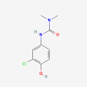 molecular formula C9H11ClN2O2 B3065261 3-(3-Chloro-4-hydroxyphenyl)-1,1-dimethylurea CAS No. 34637-13-3