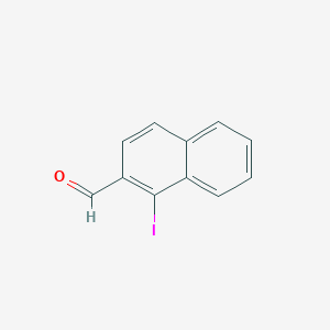 molecular formula C11H7IO B3065298 1-Iodonaphthalene-2-carboxaldehyde CAS No. 364064-68-6