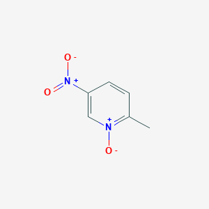 molecular formula C6H6N2O3 B3065300 2-Methyl-5-nitropyridine N-oxide CAS No. 36625-50-0
