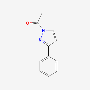 molecular formula C11H10N2O B3065360 1-Acetyl-3-phenyl-1H-pyrazole CAS No. 38858-98-9