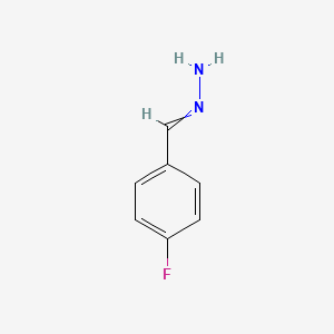 molecular formula C7H7FN2 B3065381 (4-Fluorophenyl)methylidenehydrazine CAS No. 401514-49-6