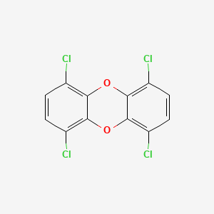 molecular formula C12H4Cl4O2 B3065401 1,4,6,9-四氯二苯并-对-二噁英 CAS No. 40581-93-9