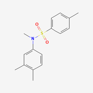 molecular formula C16H19NO2S B3065411 N-(3,4-Dimethylphenyl)-N,4-dimethyl-benzenesulfonamide CAS No. 408508-82-7