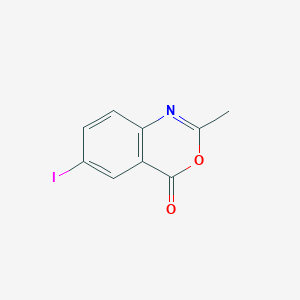 molecular formula C9H6INO2 B3065416 6-Iodo-2-methyl-4H-3,1-benzoxazin-4-one CAS No. 40889-40-5