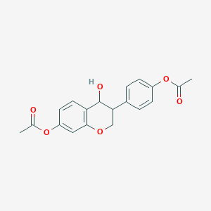 molecular formula C19H18O6 B3065479 4,7-Tetrahydrodaidzein diacetate CAS No. 457655-68-4