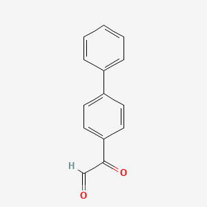 molecular formula C14H10O2 B3065493 4-Biphenylglyoxal CAS No. 4974-58-7