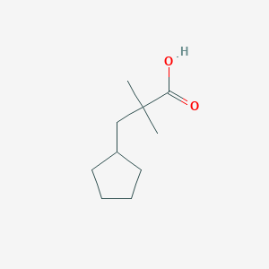 3-Cyclopentyl-2,2-dimethylpropanoic acid