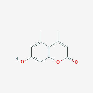 molecular formula C11H10O3 B3065534 7-hydroxy-4,5-dimethyl-2H-chromen-2-one CAS No. 51786-56-2