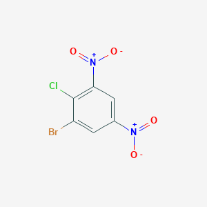molecular formula C6H2BrClN2O4 B3065535 1-Bromo-2-chloro-3,5-dinitrobenzene CAS No. 51796-81-7