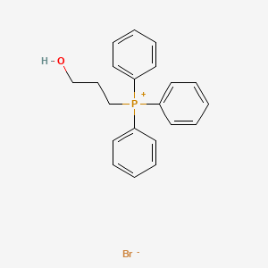 molecular formula C21H22BrOP B3065550 (3-Hydroxypropyl)triphenylphosphonium bromide CAS No. 51860-45-8