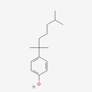 molecular formula C15H24O B3065563 4-(2,6-Dimethyl-2-heptyl)phenol CAS No. 521947-27-3